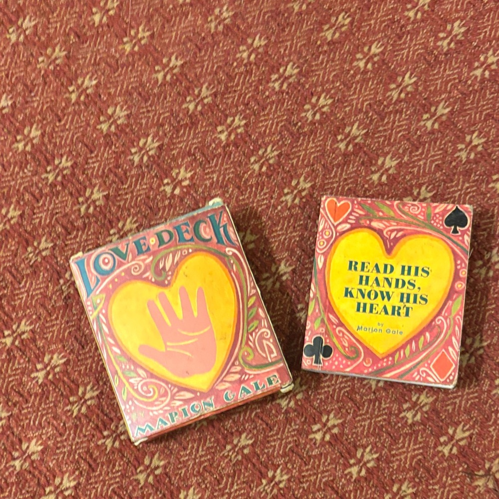 Love Deck Card Set with Heart Design Palmistry